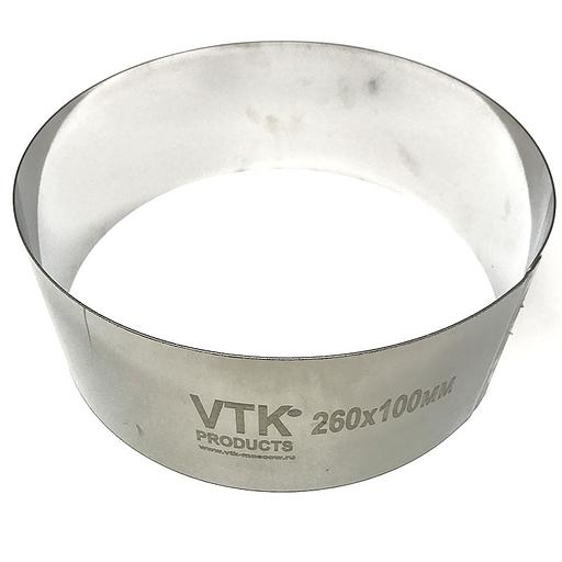 Форма для выпечки и заморозки Кольцо диаметр 260 мм высота 100 мм фото 1