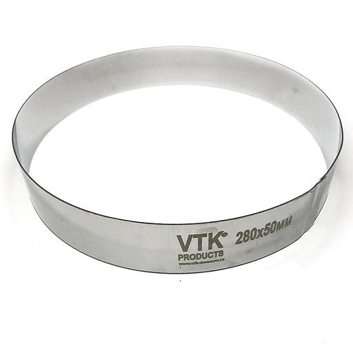 Форма для выпечки и заморозки Кольцо диаметр 280 мм высота 50 мм фото 1