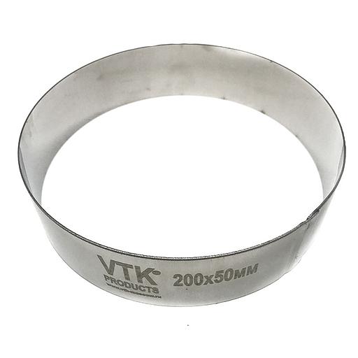 Форма для выпечки и заморозки Кольцо диаметр 200 мм высота 50 мм фото 1