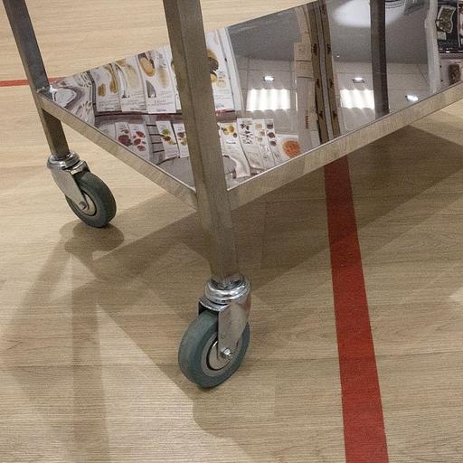 Тележка сервировочная 2 полки 500х950х900 мм фото 2