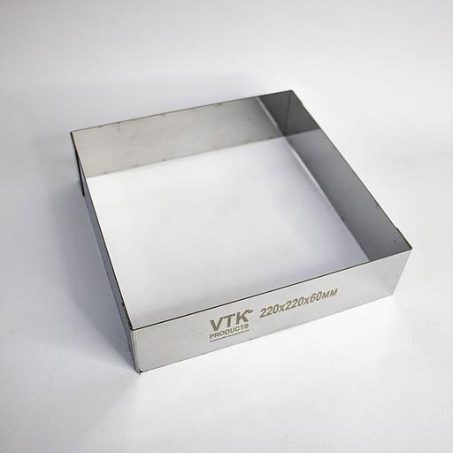 Форма для выпечки и заморозки Квадрат 220х220 мм высота 60 мм фото 1