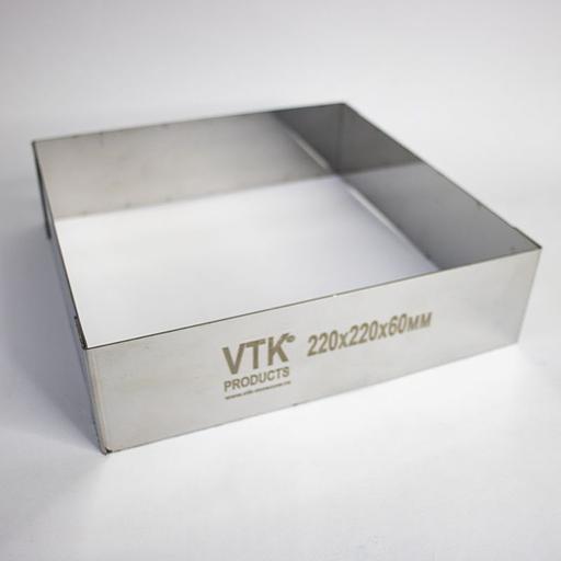 Форма для выпечки и заморозки Квадрат 220х220 мм высота 60 мм фото 2