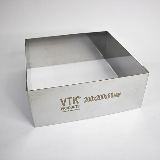 Форма для выпечки и заморозки Квадрат 200x200 мм высота 80 мм фото 2