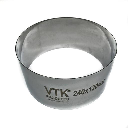 Форма для выпечки и заморозки Кольцо диаметр 240 мм высота 120 мм фото 2