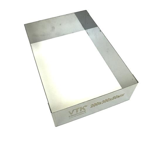 Форма для выпечки и заморозки Прямоугольник 200х300 мм высота 80 мм фото 2