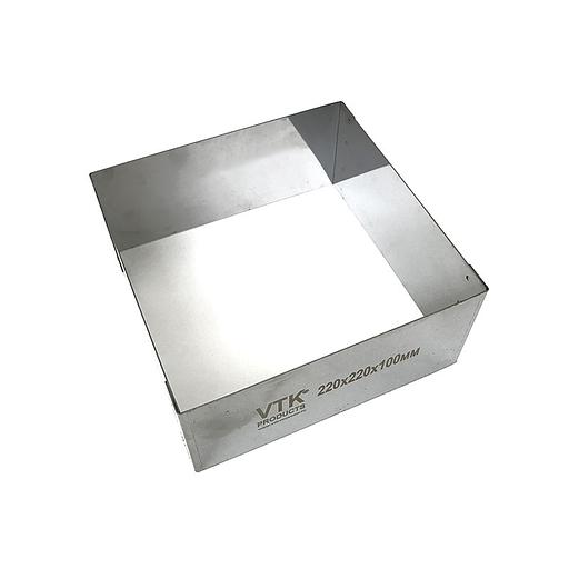 Форма для выпечки и заморозки Квадрат 220х220 мм высота 100 мм фото 2