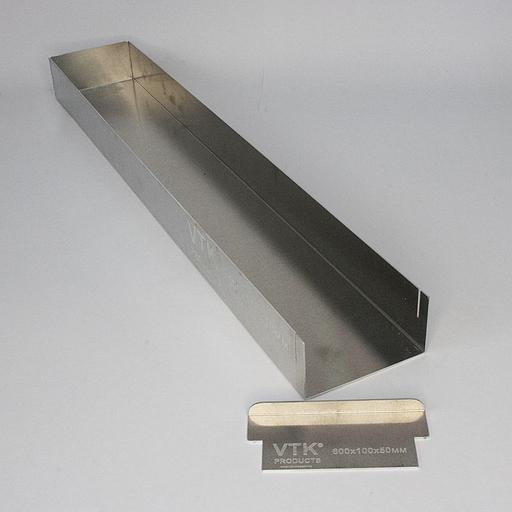 Противень 600х100 мм высота 50 мм съемный борт алюминий фото 2