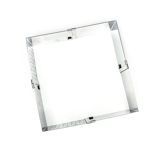 Форма для выпечки раздвижная квадрат 200х380х100 мм фото 1