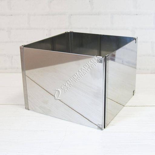 Форма для выпечки раздвижная квадрат 200х380х150 мм фото 1