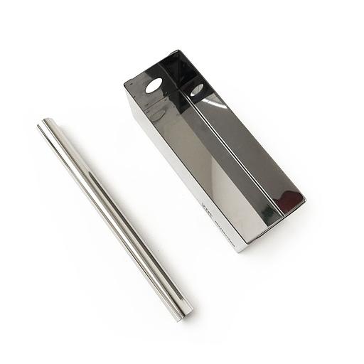 Форма для кекса с трубкой 180x60x70 мм нержавеющая сталь фото 4