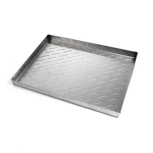 Противень перфорированный 400х300 мм высота 30 мм толщина 1 мм 4 борта нержавеющая сталь фото 1