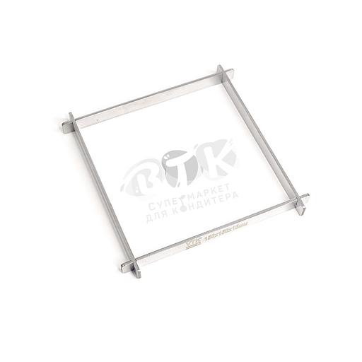 Рамка для конфет и шоколада 150х150х15 мм нержавеющая сталь фото 2