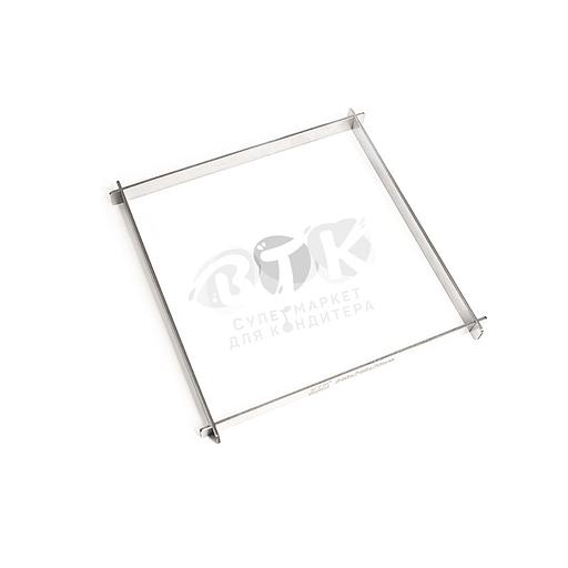 Рамка для конфет и шоколада 240х240х20 мм нержавеющая сталь фото 2