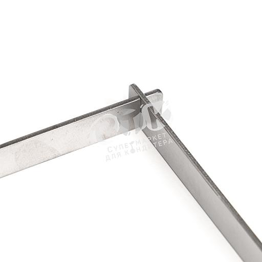 Рамка для конфет и шоколада 240х240х20 мм нержавеющая сталь фото 3