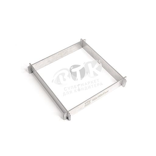 Рамка для конфет и шоколада 180х180х30 мм нержавеющая сталь фото 2