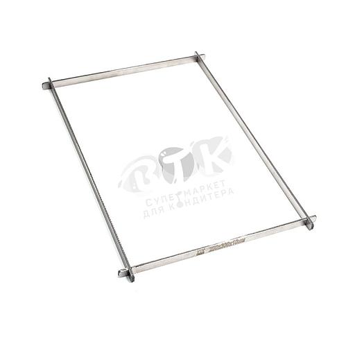 Рамка для конфет и шоколада 200х300х10 мм нержавеющая сталь фото 2