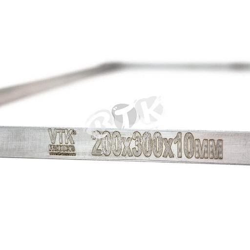 Рамка для конфет и шоколада 200х300х10 мм нержавеющая сталь фото 3