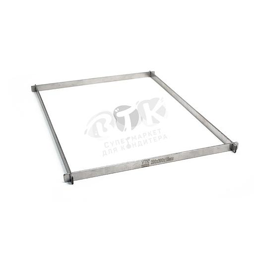 Рамка для конфет и шоколада 290х390х15 мм нержавеющая сталь фото 1
