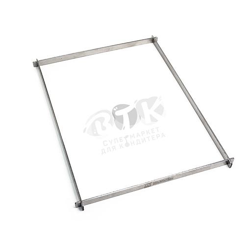 Рамка для конфет и шоколада 290х390х15 мм нержавеющая сталь фото 2