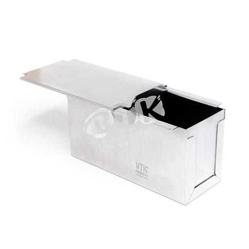 Форма для тостового хлеба с крышкой 180х90х90 мм нержавеющая сталь фото 3