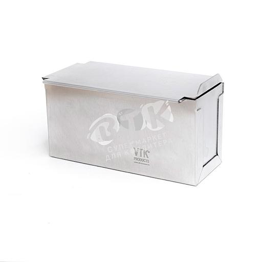 Форма для тостового хлеба с крышкой 200х90х90 мм нержавеющая сталь фото 2