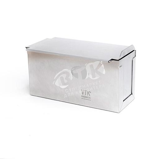 Форма для тостового хлеба с крышкой 220х90х90 мм нержавеющая сталь фото 2