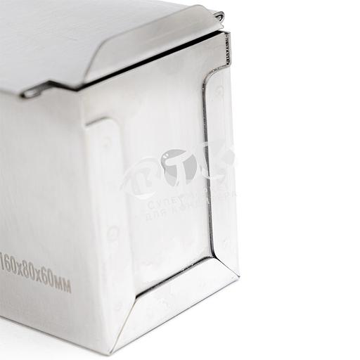 Форма для тостового хлеба с крышкой 160х80х60 мм нержавеющая сталь фото 7