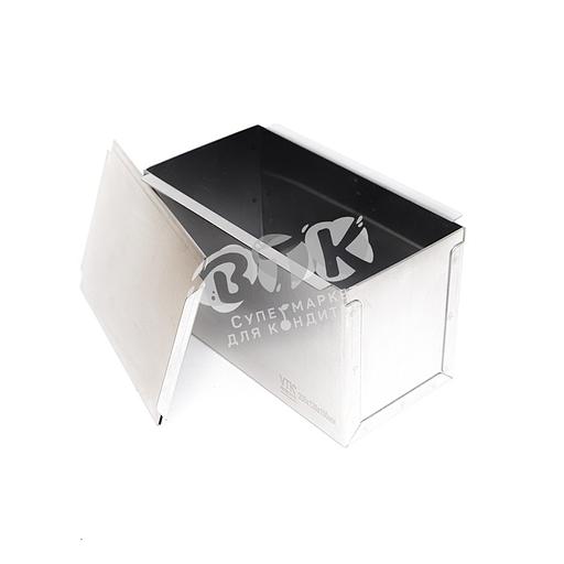 Форма для тостового хлеба с крышкой 200х120х110 мм нержавеющая сталь фото 1