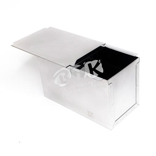 Форма для тостового хлеба с крышкой 300х120х120 мм нержавеющая сталь фото 3