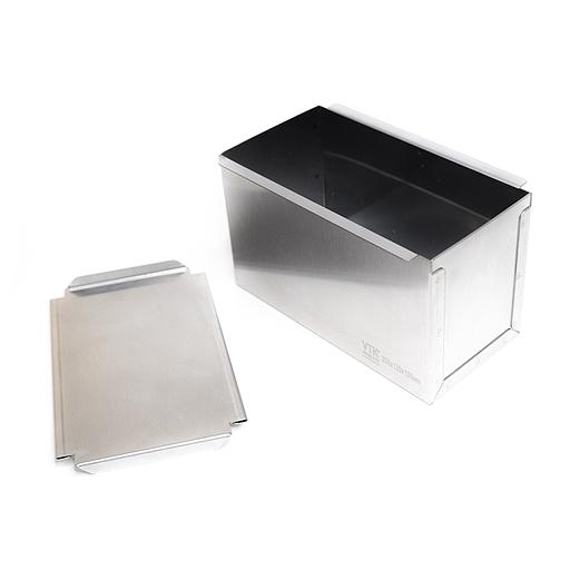 Форма для тостового хлеба с крышкой 300х130х130 мм нержавеющая сталь фото 5