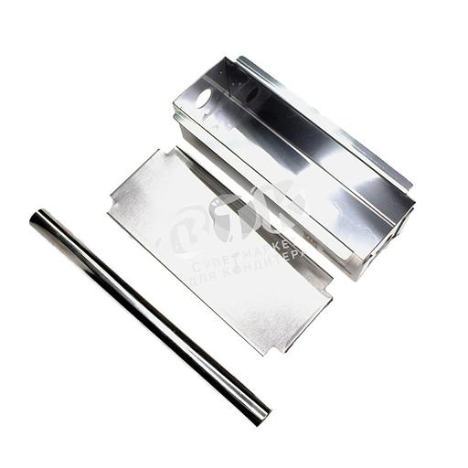 Форма для кекса с трубкой и крышкой 140x45x55 мм нержавеющая сталь фото 4