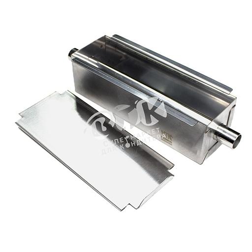 Форма для кекса с трубкой и крышкой 160x60x60 мм нержавеющая сталь фото 3