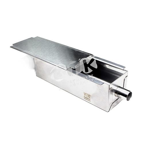 Форма для кекса с трубкой и крышкой 160x80x60 мм нержавеющая сталь фото 2