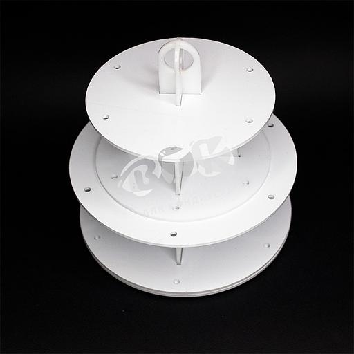 Подставка для кейкпопсов 2 яруса белая 12 шт фото 4