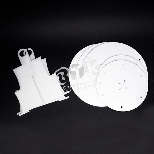 Подставка для кейкпопсов 2 яруса белая 12 шт фото 5