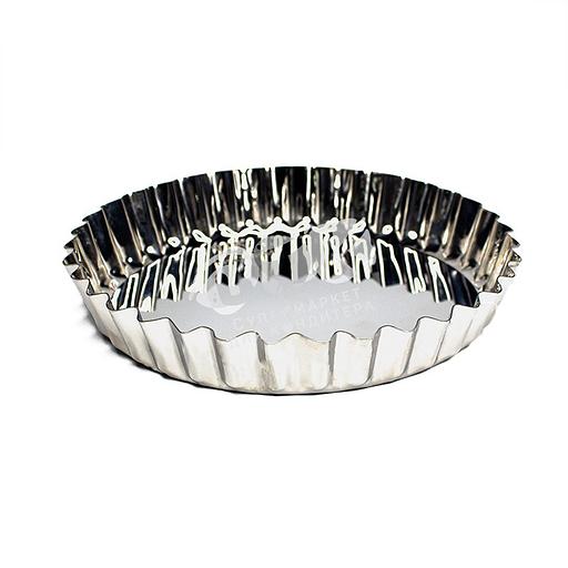 Форма для пирога со съемным дном 195х34 мм нержавеющая сталь фото 2