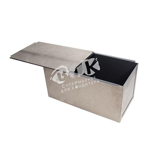 Форма для тостового хлеба антипригарная с крышкой 130х130х260 мм фото 2