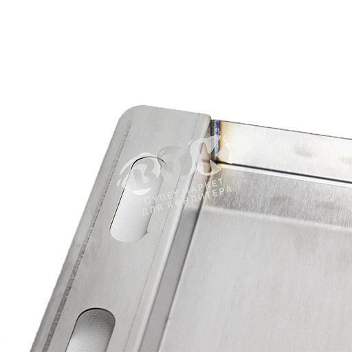 Противень для духовки с направляющими 450х360х30 мм нержавеющая сталь фото 9