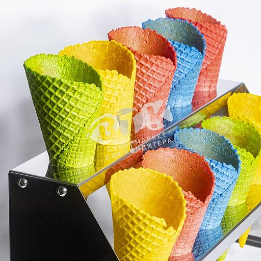 Подставка для рожков двухъярусная 10 ячеек 40 мм фото 4