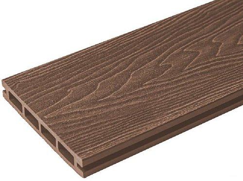 Террасная доска NauticPrime (Middle) Esthetic Wood шовная, коричневый фото 1