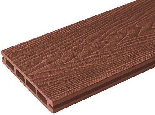 Террасная доска NauticPrime (Middle) Esthetic Wood шовная, каштан фото 1