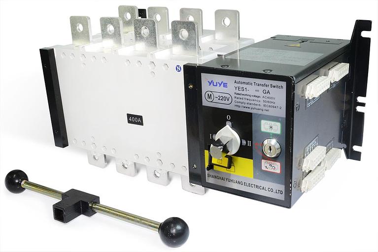 Рубильник реверсивный YES1-400GA/4P 400А YuYe фото 1