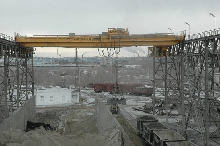 Кран мостовой электрический специальный грейферный фото 5