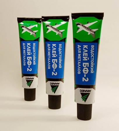 Клей Анлес БФ-2 40 мл. для склеивания металла фото 1