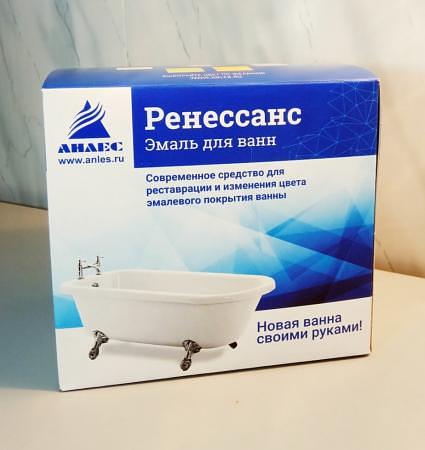 Эмаль для ремонта ванны Ренессанс (комплект 830 гр.) фото 1