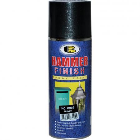 Краска молотковая BOSNY 520мл, 300гр, аэрозольная фото 4