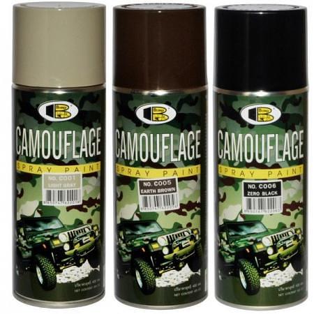 Краска камуфляжная BOSNY 400 гр. для маскировки фото 4