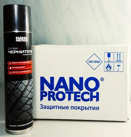 Чернитель шин Nanoprotech 400 мл фото 1