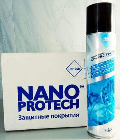 Очиститель велосипедной цепи NANOPROTECH 400 мл. фото 1