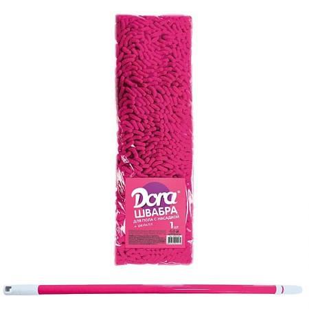 Швабра "Dora" для мытья пола с насадкой шенилл фото 3